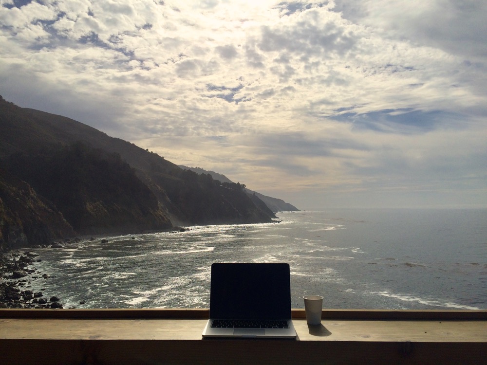 Digital Nomad Nature Big Sur