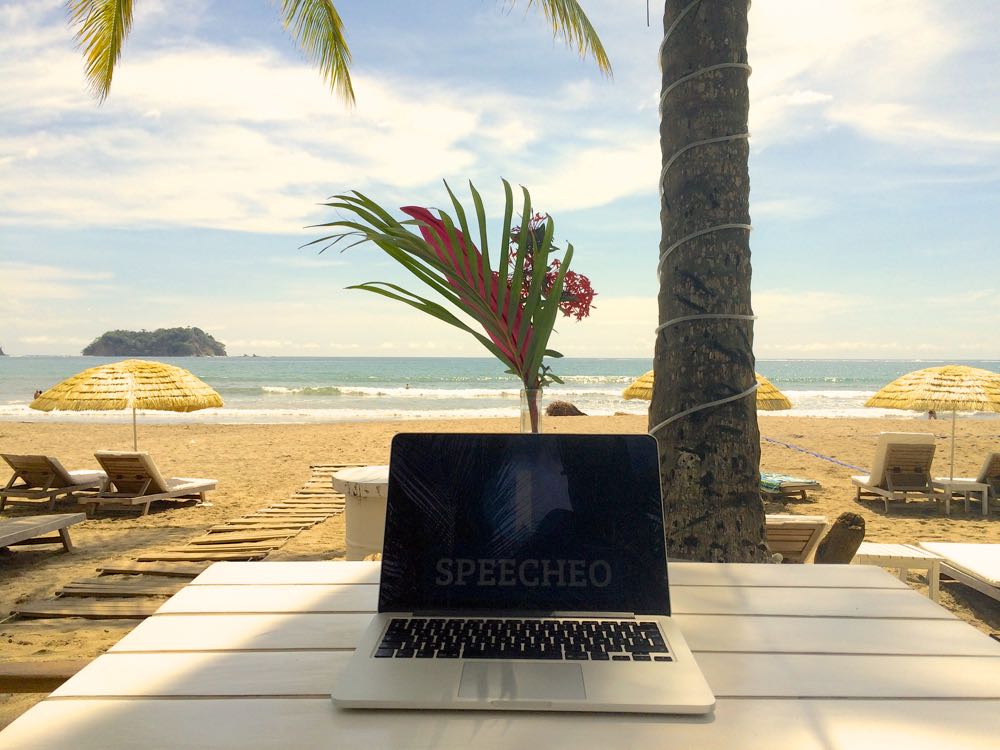 Digital Nomad on the Beach